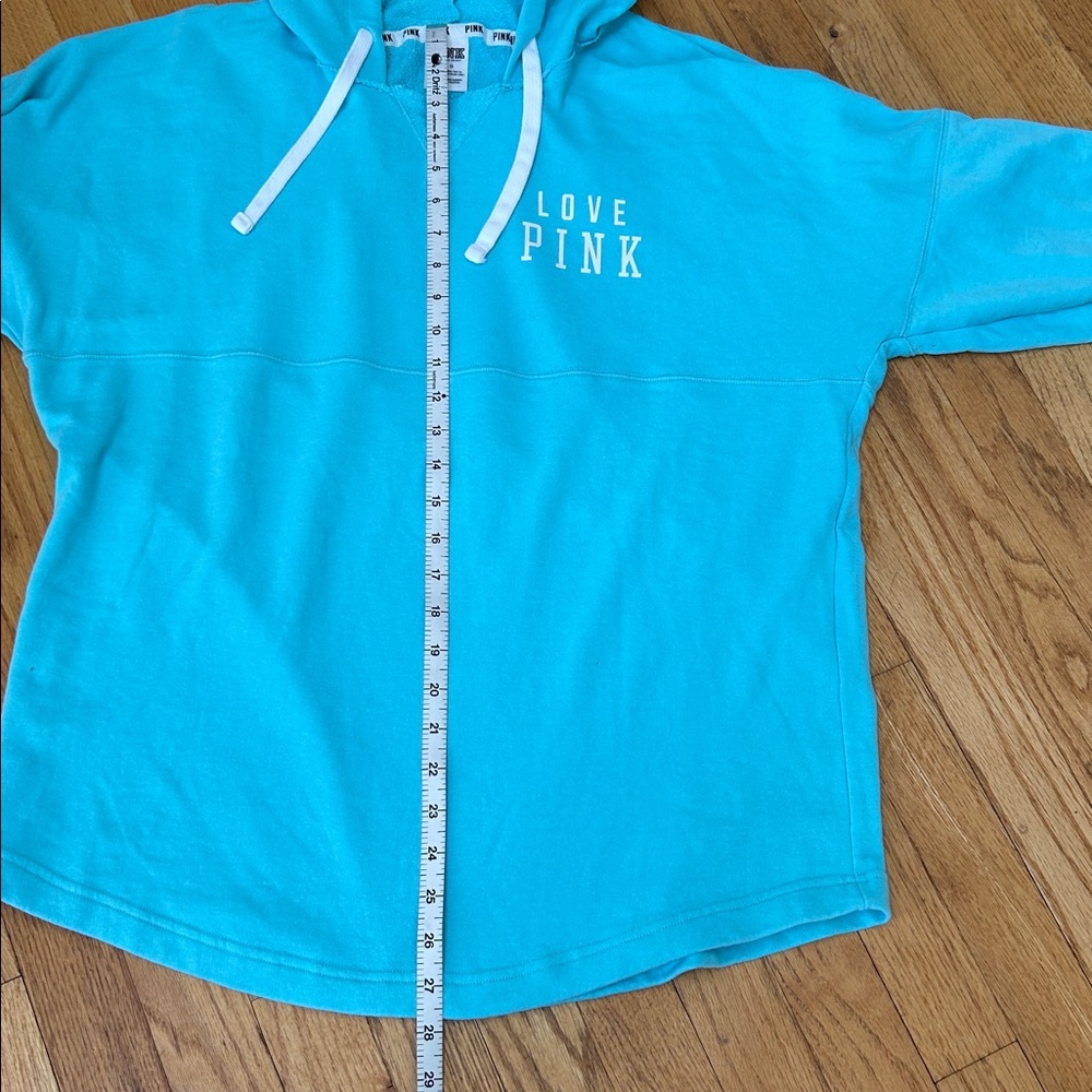 PINK Victoria's Secret Turquoise Hoodie - Picture 13 of 14